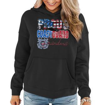Proud Coast Guard Grandma Patriotic Usa Veterans Day Gifts For Grandma Funny Gifts Women Hoodie | Mazezy AU