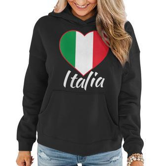 Proud Italian - Italia Design - Italian Heart - Love Italy Women Hoodie | Mazezy