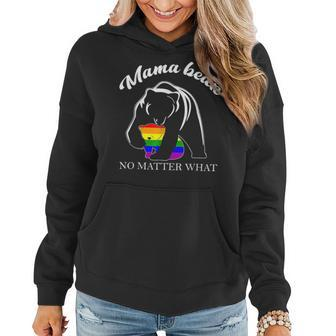 Proud Mom No Matter What Lgbtq Lgbt Mom Pride Mama Bear Women Hoodie | Mazezy