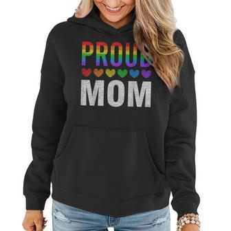 Proud Mom Of Gay Lesbian Lgbt Family Matching Pride Ally Women Hoodie | Mazezy