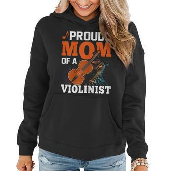 Proud Mom Of A Violinist Viola Violin Players Mama Women Hoodie | Mazezy UK