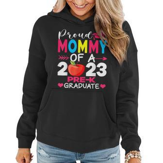 Proud Mommy Of 2023 Pre K Graduate Funny Graduation Women Hoodie | Mazezy