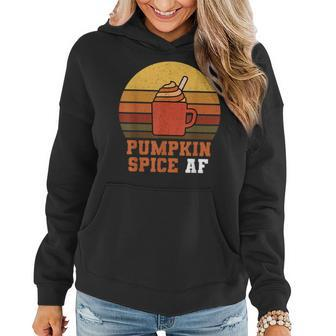 Pumpkin Spice Af Fall Coffee & Thanksgiving Day For Coffee Lovers Women Hoodie | Mazezy