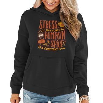 Pumpkin Spice Is A Constant Flow Hello Fall Lover For Women Hoodie | Mazezy