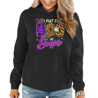 I Put The Boo In Boujie Halloween And Fall Quote Halloween Women Hoodie | Mazezy