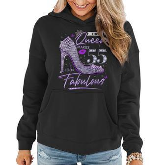 This Queen Makes 55 Looks Fabulous 55Th Birthday Women Hoodie | Mazezy