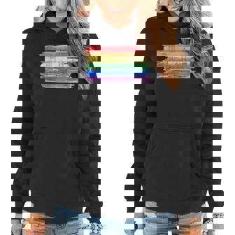 Rainbow Flag Lgbtqi Pride Month 2023 San Francisco Gay Pride Women Hoodie | Mazezy