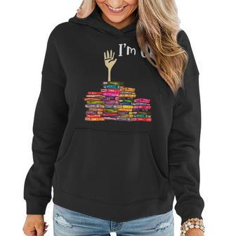 Reading Lovers I‘M Ok Gift For Bookworm Book Lovers Reading Funny Designs Funny Gifts Women Hoodie | Mazezy
