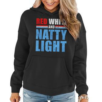 Red White & Natty-Light For Lover Fathers Day Women Hoodie - Thegiftio UK