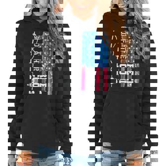 Reel Cool Godfather Fishing Grandpa Fathers Gift Women Hoodie | Mazezy