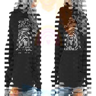 Retired Reading Teacher Class Of 2023 Leopard Rainbow Women Hoodie