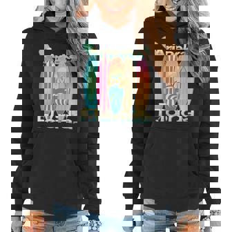 Retro Aripeka Florida Sup Stand Up Paddle Board Women Hoodie | Mazezy