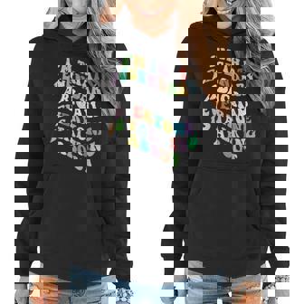 Retro Groovy Abigail Personal First Name Women Hoodie | Mazezy