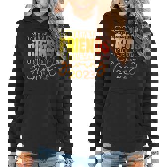 Retro Groovy Friends Giving 2023 Thanksgiving Friendsgiving Women Hoodie | Mazezy