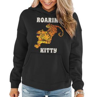 Roaring Kitty Dfv I Like The Stock To The Moon Women Hoodie - Monsterry
