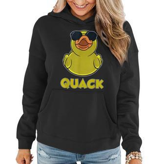 Rubber Duck Lover Quack Funny Rubber Duck Women Hoodie - Seseable