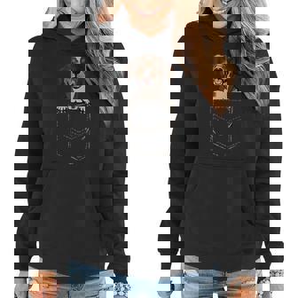 Serbian Tricolour Hound Puppy For A Dog Owner Pocket Women Hoodie | Mazezy