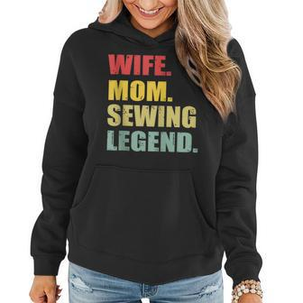 Sewing Design For Wife Mom Sewing Lover Funny Women Hoodie | Mazezy
