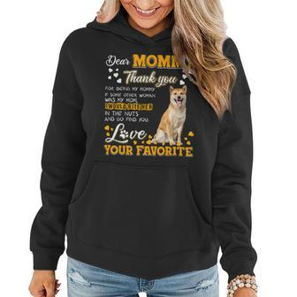 Shiba Inu Dear Mommy Thank You For Being My Mommy Women Hoodie - Monsterry AU