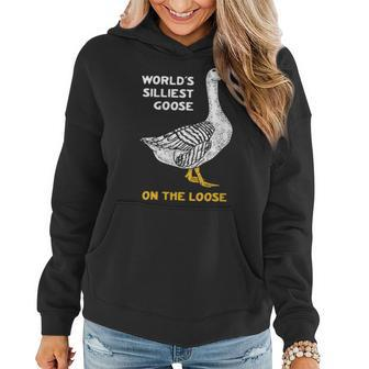 Silliest Goose On The Loose - Goose Lover Women Hoodie | Mazezy