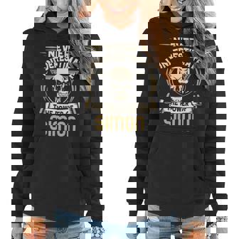 Simon Name Gift Never Underestimate The Power Of Simon Women Hoodie - Seseable