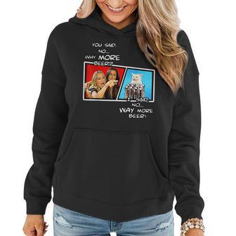 Smudge The CatHysterically Yelling HousewifeWay More Beer  Women Hoodie