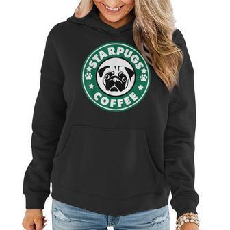 Starpugs Coffee Pug Dog Lover Women Hoodie - Monsterry AU