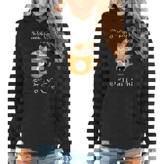 Tai Chi And Pumpkin Spice Fall Autumn Halloween Meditation Meditation Women Hoodie | Mazezy