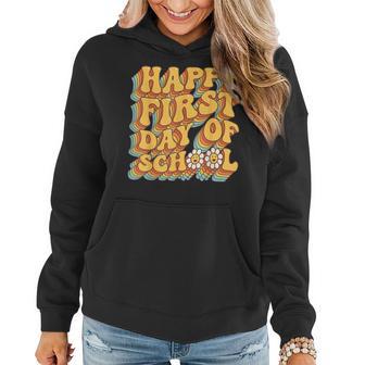 Teacher First Day School Back To School Pre-K Kindergarten Women Hoodie - Seseable