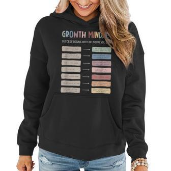 Teacher Growth Mindset Therapy Calming Women Hoodie | Mazezy