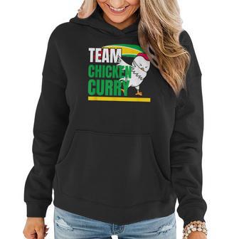 Team Chicken Curry Guyana And Trinidad Patriotic Cricket Women Hoodie - Seseable