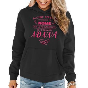 The Most Important People Call Me Grandma Italian Words Women Hoodie | Mazezy