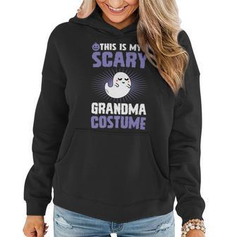 This Is My Scary Grandma Costume Funny Halloween Party Women Hoodie | Mazezy CA