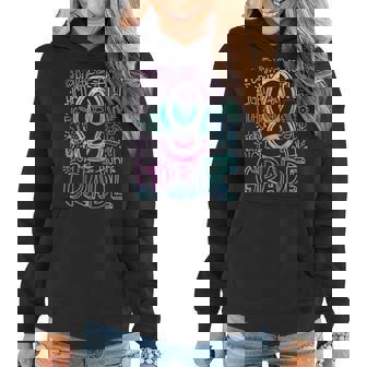 Tie Dye 8Th Grade Typography Team 8Th Grade Teacher Women Hoodie | Mazezy