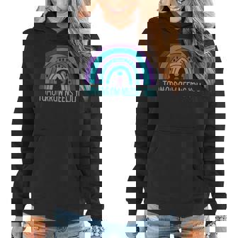 Tomorrow Needs You Semicolon Rainbow Suicide Prevention Women Hoodie - Thegiftio UK