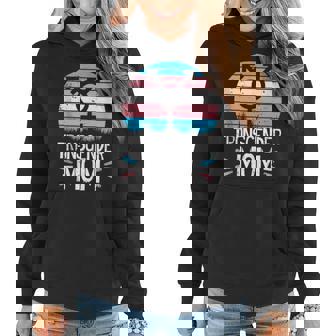 Transgender Mom Lgbt Flag Gay Pride Month Lgbtq Rainbow Women Hoodie | Mazezy