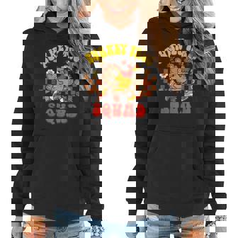 Turkey Trot Squad Thanksgiving Running Fall Turkey Women Hoodie - Thegiftio