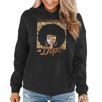 Unapologetically Dope Afro Black History Junenth Women Hoodie | Mazezy