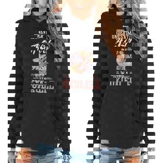 Never Underestimate A Girl With A Ukulele Women Hoodie | Mazezy