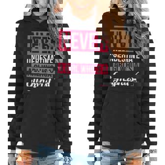 Never Underestimate A Girl Who's A Gymnast Gymnast Women Hoodie | Seseable UK