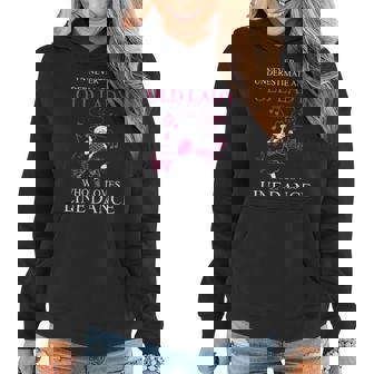 Never Underestimate Old Lady Who Loves T Women Hoodie | Mazezy