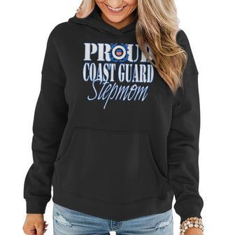 Usa Military Proud Coast Guard Stepmom Mothers Day Funny Military Gifts Women Hoodie | Mazezy
