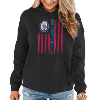 Uss Chafee Ddg-90 Guided Missile Destroyer Ship Veteran Women Hoodie - Thegiftio UK