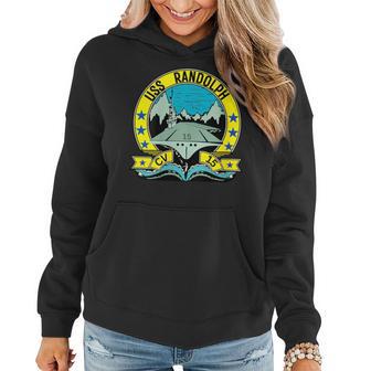 Uss Randolph Aircraft Carrier Cv-15 Aircraft Carrier Women Hoodie - Thegiftio UK