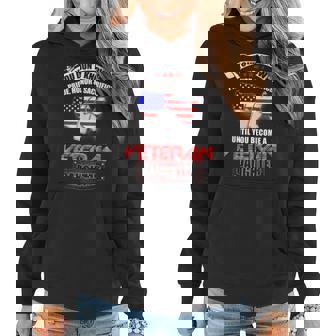 Veteran Daughter For Pride Honor Sacrifice Veteran Women Hoodie | Mazezy