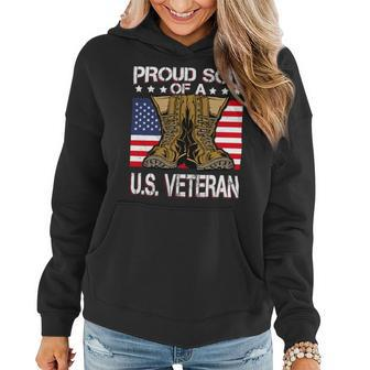 Veteran Vets Us Army Proud Proud Of A Us Army Veteran Flag Men Veterans Women Hoodie - Monsterry