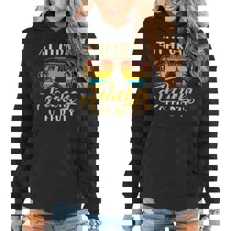 Vintage 4Th Grade Teacher Off Duty Last Day Of School Summer Women Hoodie - Thegiftio UK