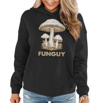 Vintage Guy Funguy Fungi Fungus Mushroom Men Women Hoodie - Thegiftio UK