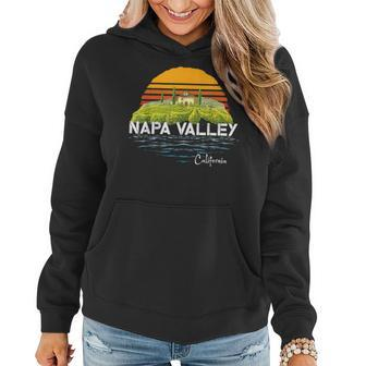 Vintage Napa Valley Winery California Souvenir Women Hoodie | Mazezy
