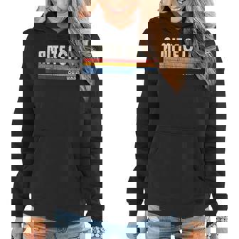 Vintage Retro 70S 80S Style Hometown Of Amite City La Women Hoodie | Mazezy